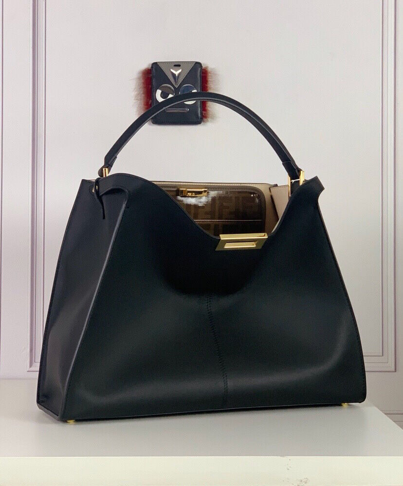 Fendi Peekaboo X lite Large Handbag 8BN304 Black